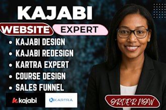 kajabi website design kajabi online course sales funnel podia kartra kajabi