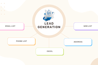 generate target b2b web, phone, email, and physical address leads