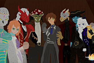 draw your dnd party or character