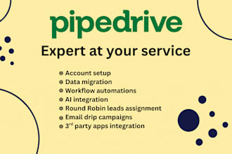 set up, customize, automate and consult pipedrive CRM