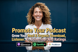promote your podcast organically to grow global audience fast