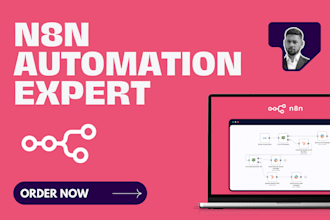 make ai agents and expert for custom n8n workflow automation and integration