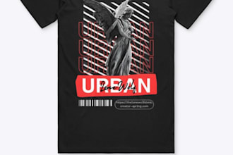 design unique, trendy and print t shirt graphics