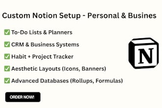custom notion template, notion workspace, notion expert, notion workflows