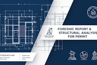 do forensic structural analysis forensic report analysis stamp for permit