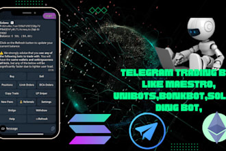 build solana telegram bot unibot holder bot, pump fun trading bot gas pump
