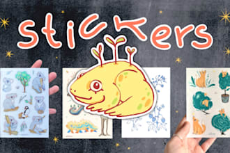 create a sticker pack in my own unique style