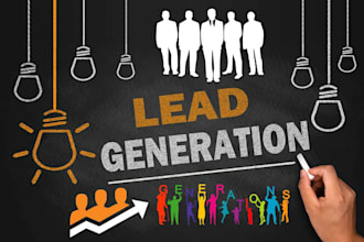 do targeted b2b lead generation, linkedin leads and email leads, sales leads