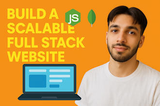 build a scalable full stack website with nodejs and mongodb