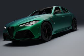 renew unreal engine 3d car model showroom,sport car render,bodykit,assetto corsa