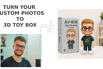 do 3d toy box from your custom photo