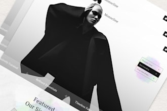 redesign your clothing brand website with a modern look