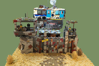 create lego technic, cars, bikes, mocs, and 3d lego animations with instruction