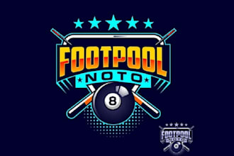 design top quality billiards and sports bar logo