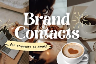 provide you brand contacts to land brand deals in your niche