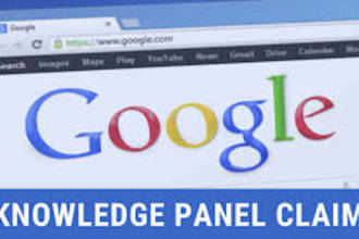 edit claim and create a google knowledge panel for all categories