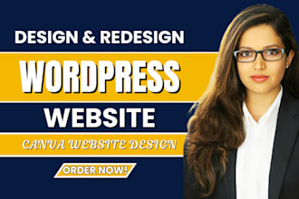 be your wordpress developer, website designer, create canva to wordpress website