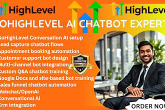 setup gohighlevel chatbot appointment setting vapi ai agent power automation ivr