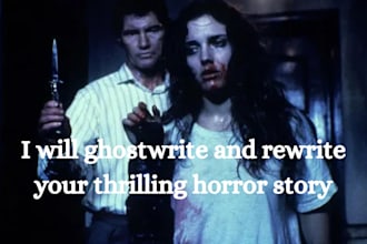 ghostwrite or rewrite your captivating horror story