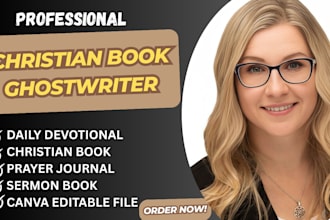 ghostwrite children ebook daily devotional book writer prayer journal KDP
