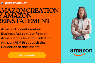 setup amazon seller account, amazon reinstatement, amazon product listing