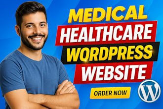 design a professional medical, healthcare, dental, clinic or doctor website