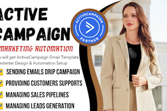 set up active campaign automations emails and sales flows