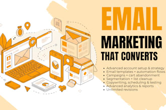 create and manage high converting email marketing campaigns