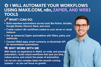 do make com n8n automation made com zapier web3 integromat integration workflow