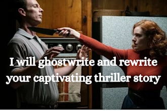 ghostwrite or rewrite your captivating thriller story