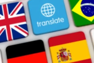 translate into spanish, portuguese, german or english