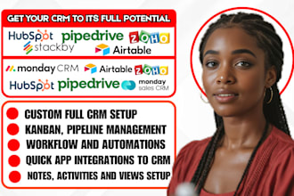 do data migration on monday crm pipedrive zoho crm hubspot crm salesforce crm