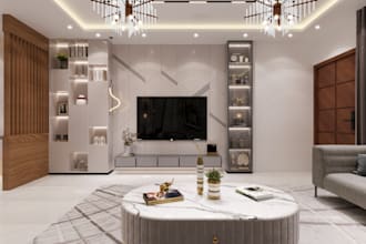 create immersive exterior design and interior design with realistic 3d render