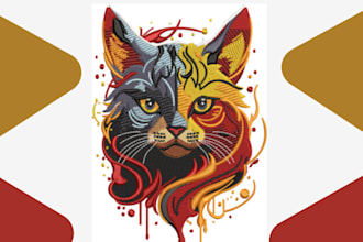 do embroidery digitizing design in dst, jef, pes, exp in 1 hour