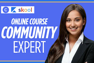 setup skool online community circle so mighty network whop kajabi community