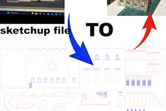 prepare file for laser cutting