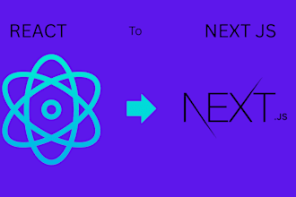 convert your react app to next js 15 using the app router