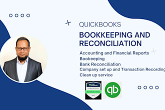 provide qb and xero  bookkeeping and reconciliation