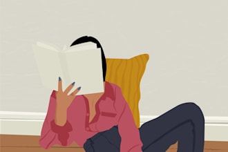 design flat vector illustrations for you