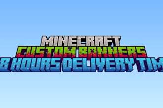 design a unique minecraft server logo for you