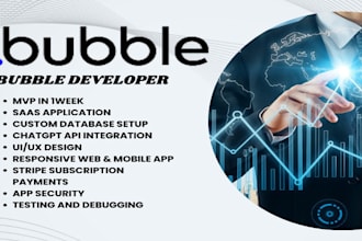 develop bubble website saas, bubble mvp as bubble developer