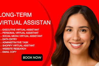 long term executive and personal virtual assistant, social media manager