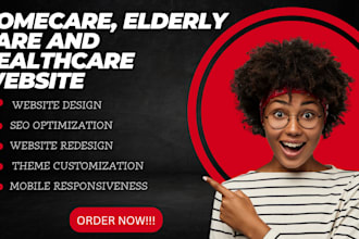design, redesign elderly care, home care website