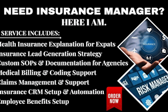 be your expert insurance manager for claims renewals and cost savings