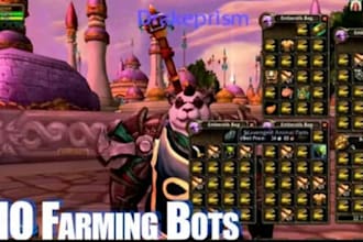 develop a perfect game bot, cheated bot,rpg bot, ryl bot, mmorpg bot, farm bot