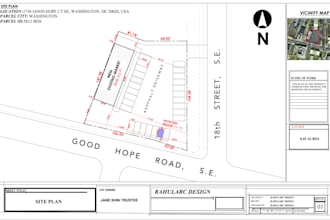 do 2d site plan, plot plan, grading plan for city permit