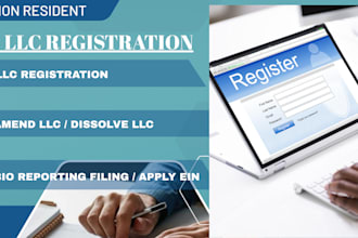 register US llc, dissolve llc, amend llc, apply for ein, close ein, boi report