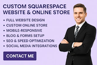 do squarespace website or squarespace online store design and redesign