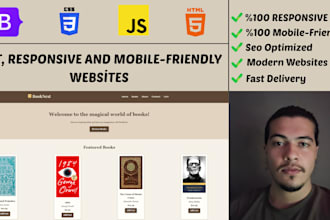 create a modern HTML CSS website
