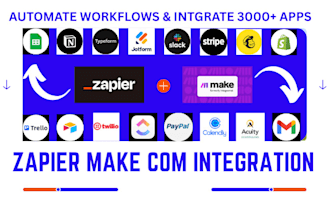 integrate zapier automation make intgeromat workflows google sheets notion slack